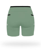 Short Pro Running Dama Largo Verde Claro