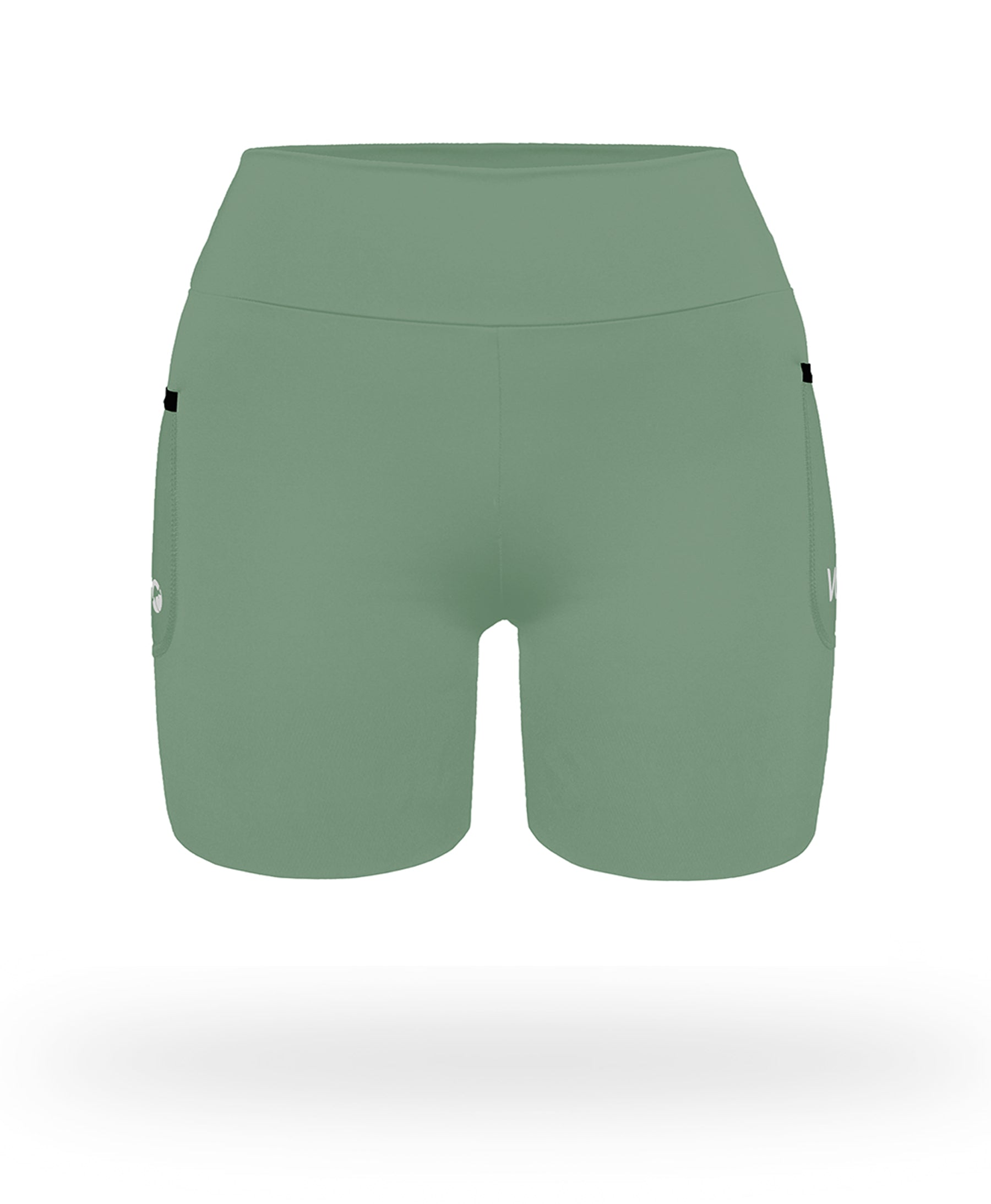 Short Pro Running Dama Largo Verde Claro