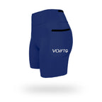 Short Pro Running Dama Largo Azul