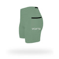 Short Pro Running Dama Largo Verde Claro