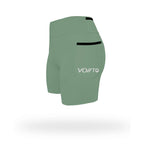 Short Pro Running Dama Largo Verde Claro