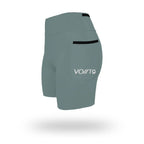 Short Pro Running Dama Largo Verde Olivo