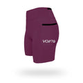 Short Pro Running Dama Largo Vinotinto