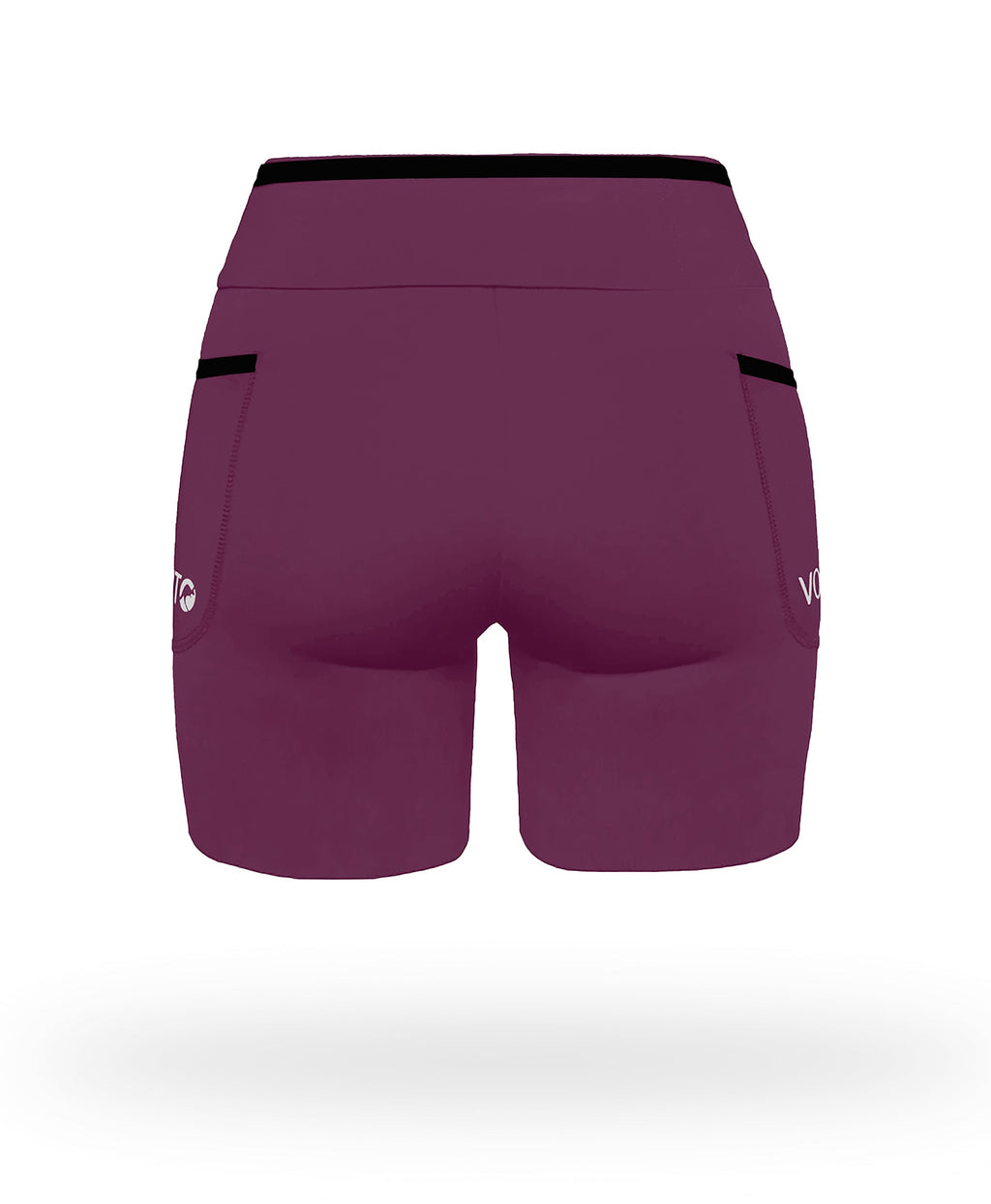 Short Pro Running Dama Largo Vinotinto