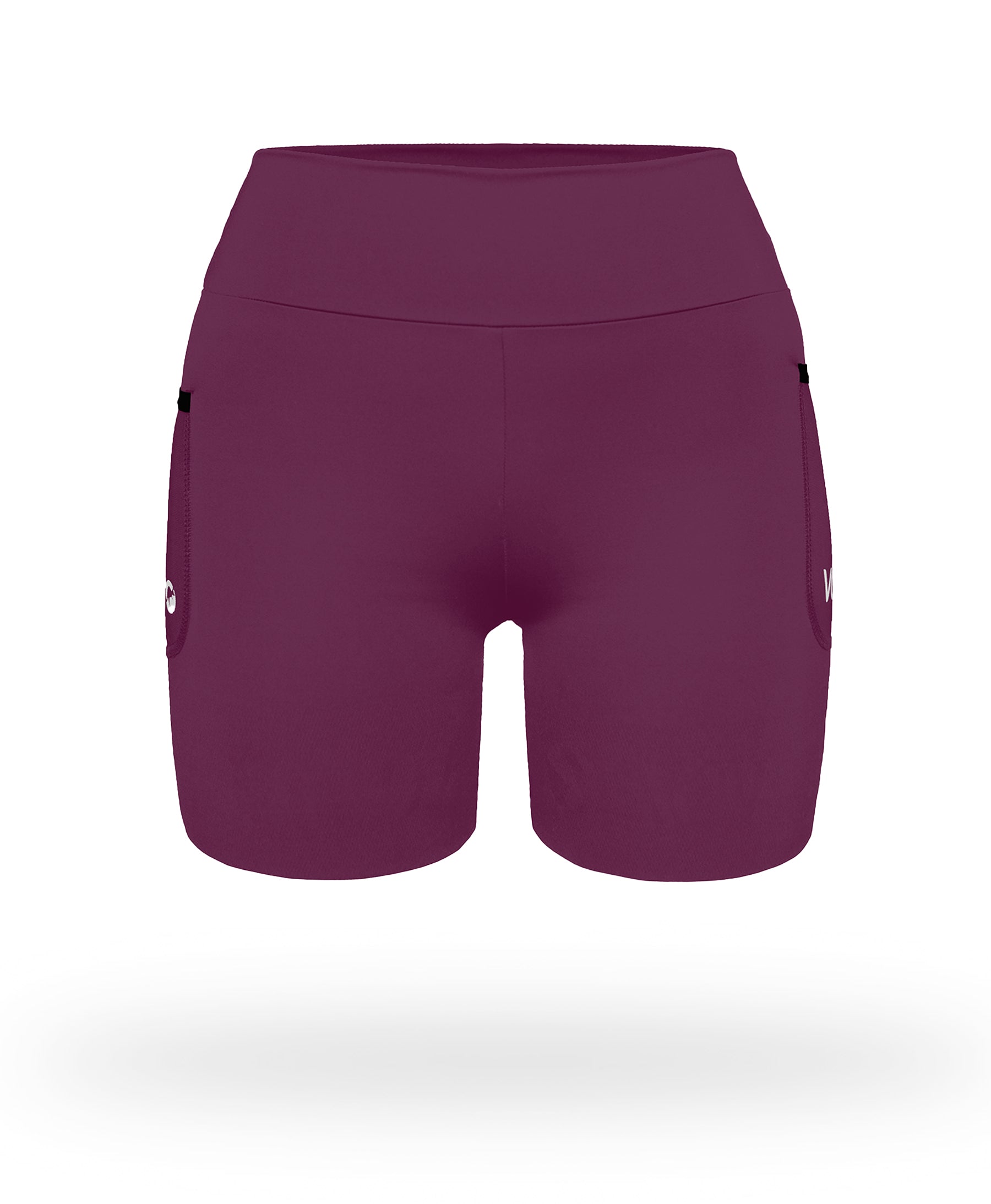 Short Pro Running Dama Largo Vinotinto