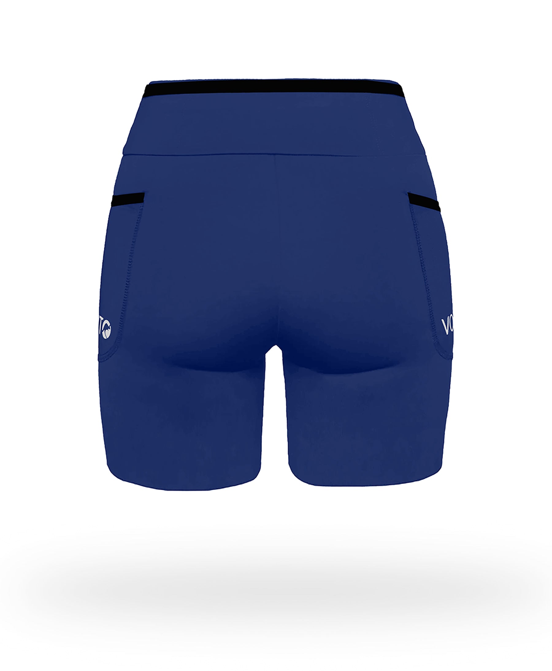 Short Pro Running Dama Largo Azul