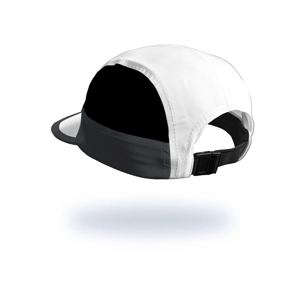 Gorra Running Pro Gris/Blanca/Negra