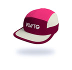 Gorra Running Pro Vinotinto/Fucsia