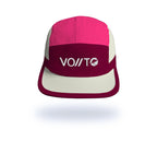 Gorra Running Pro Vinotinto/Fucsia