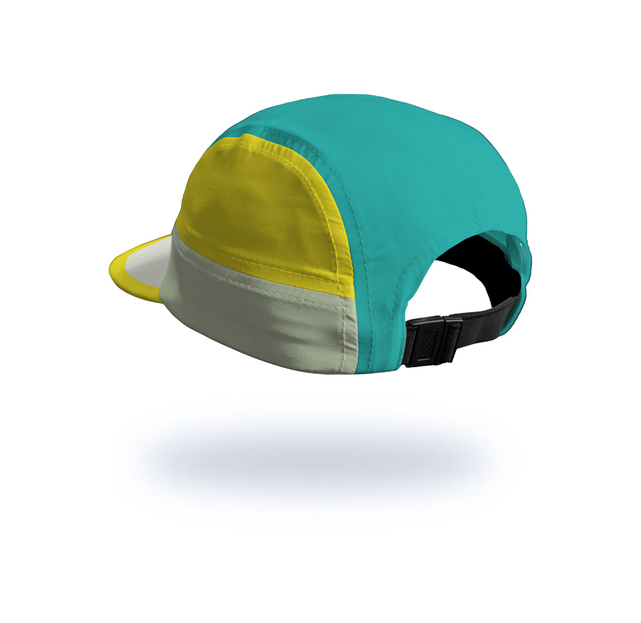 Gorra Running Pro Blanca/Amarilla