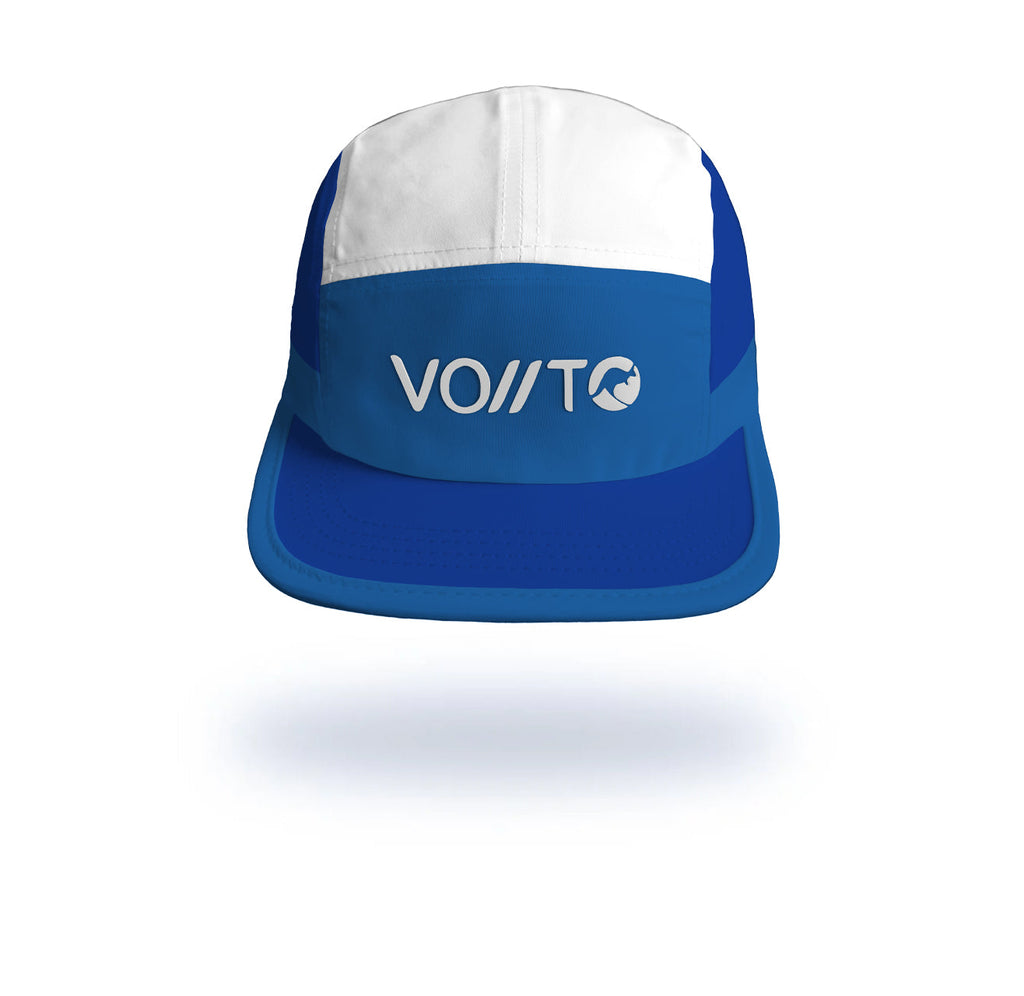 Gorra Running Pro Azul/Blanca