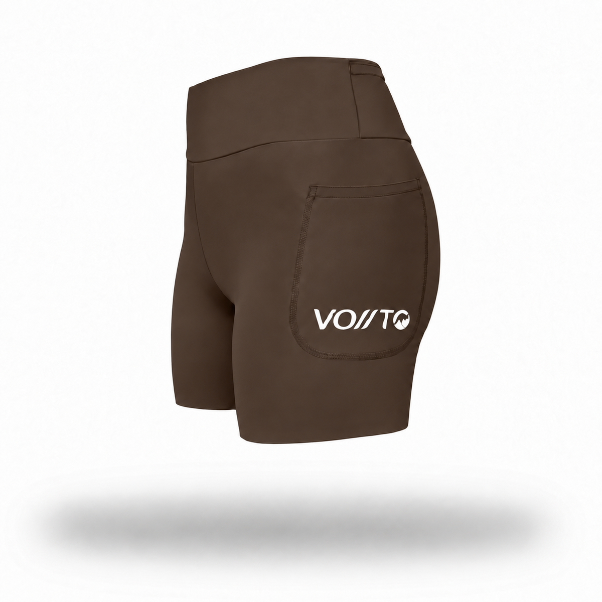 Short Pro Running Dama Corto Café
