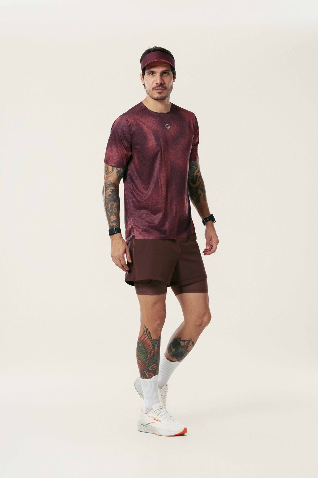 Camiseta Manga Élite Hombre Jaleo Ocre Levitari