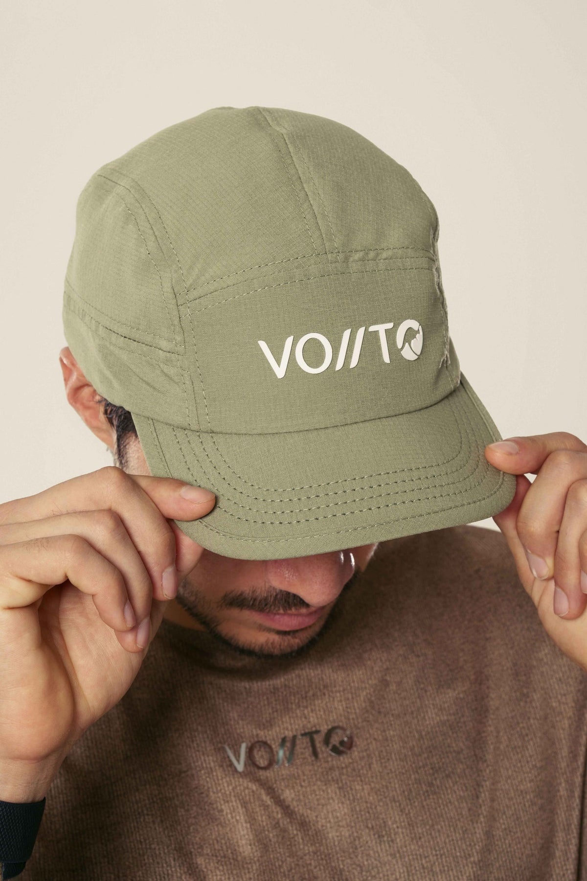 Gorra Running Pro Verde Militar