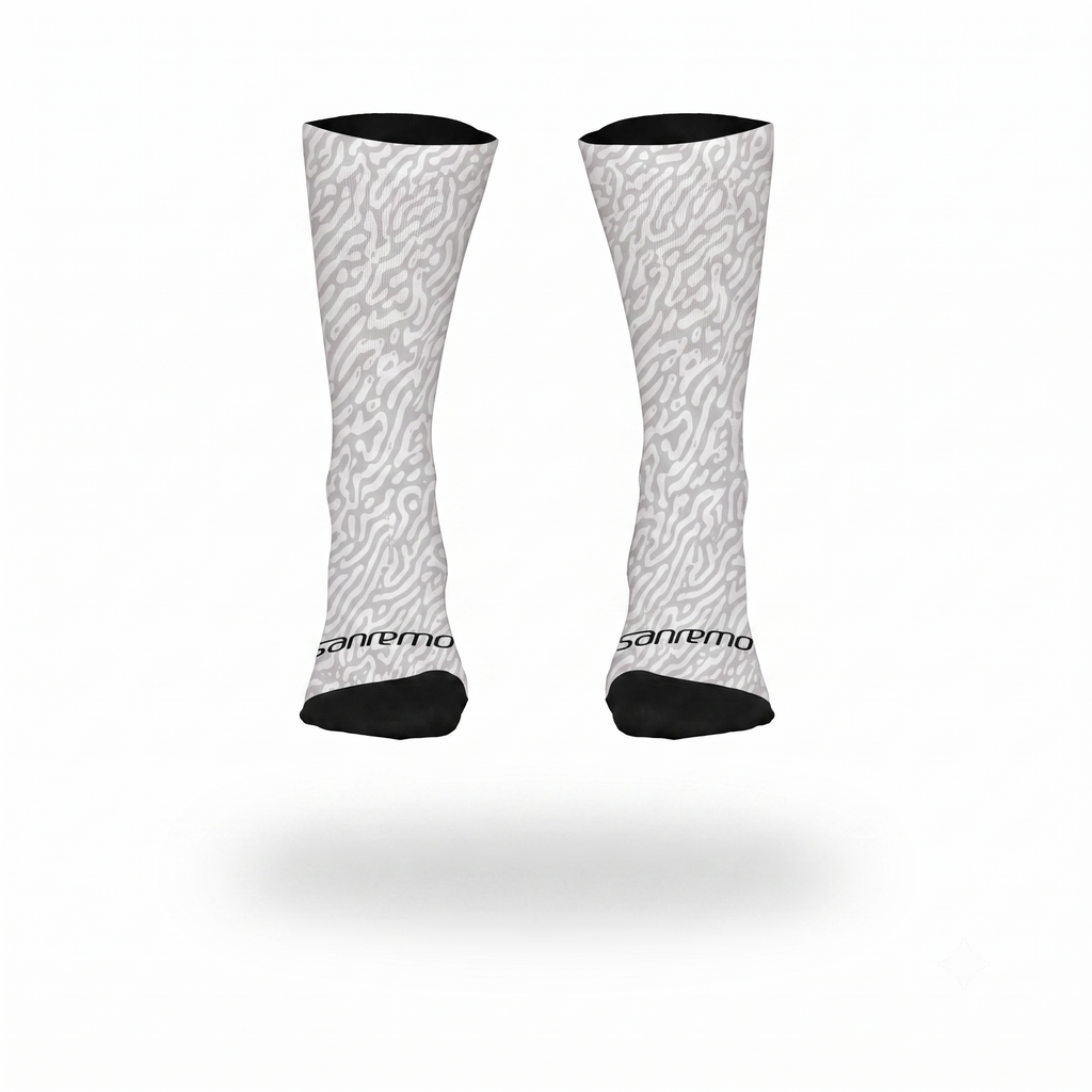Medias Deportivas Zebra Gris
