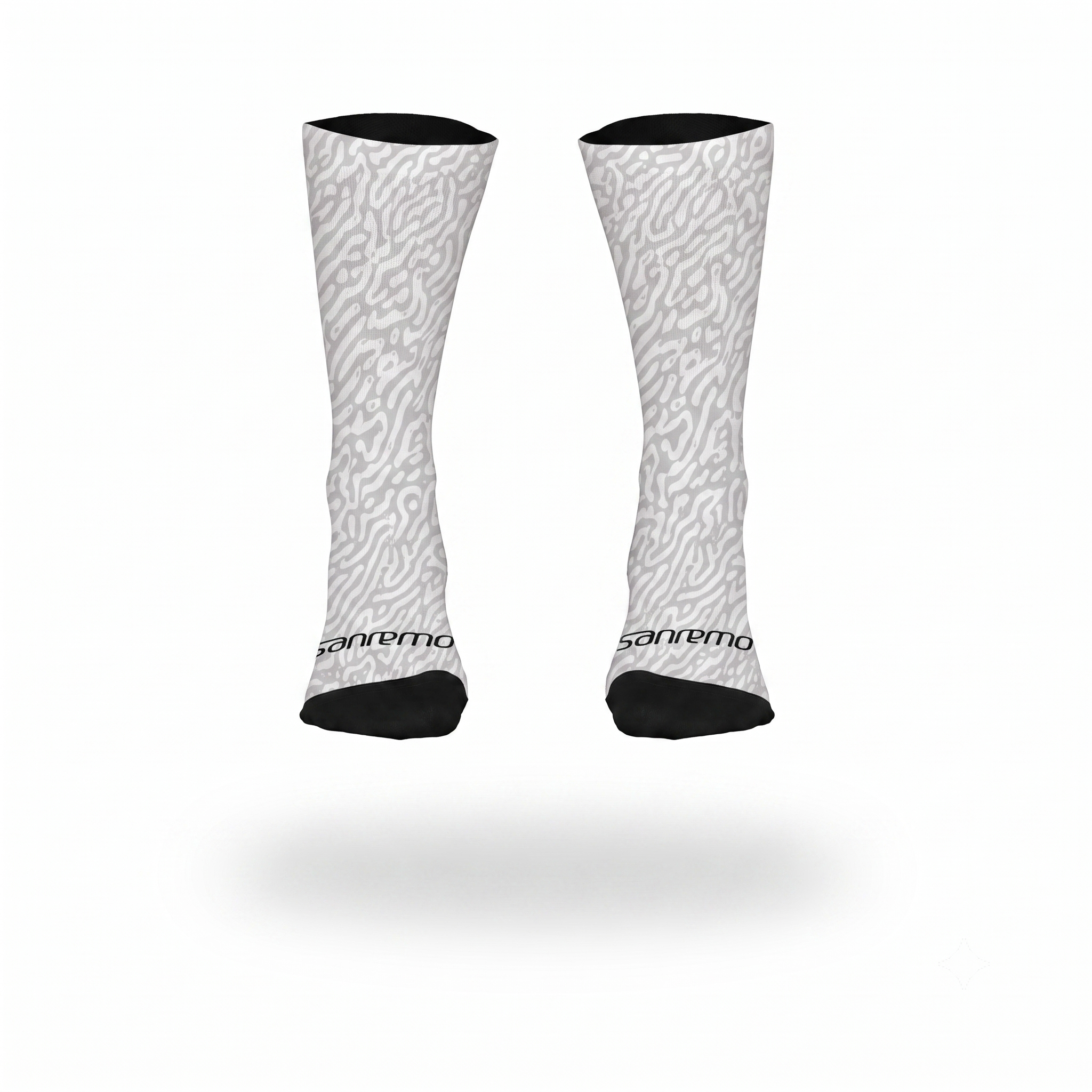 Medias Deportivas Zebra Gris