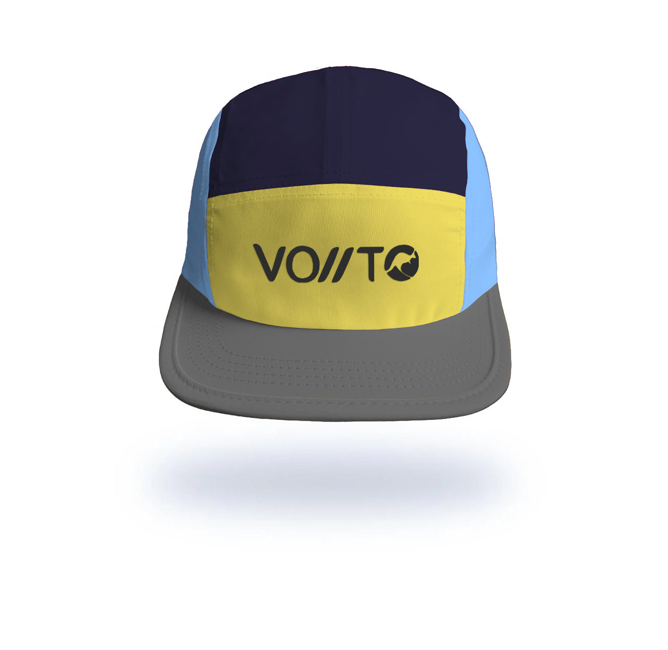 Gorra Running Pro Azul/Amarilla