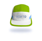 Gorra Running Pro Blanca/Azul/Verde