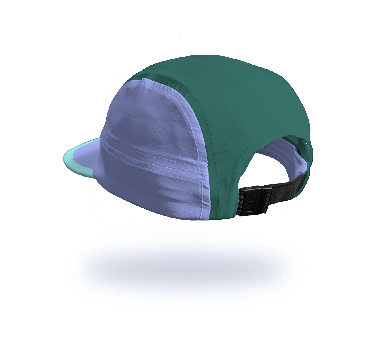 Gorra Running Pro Azul/ Verde/Aguamarina