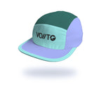 Gorra Running Pro Azul/ Verde/Aguamarina