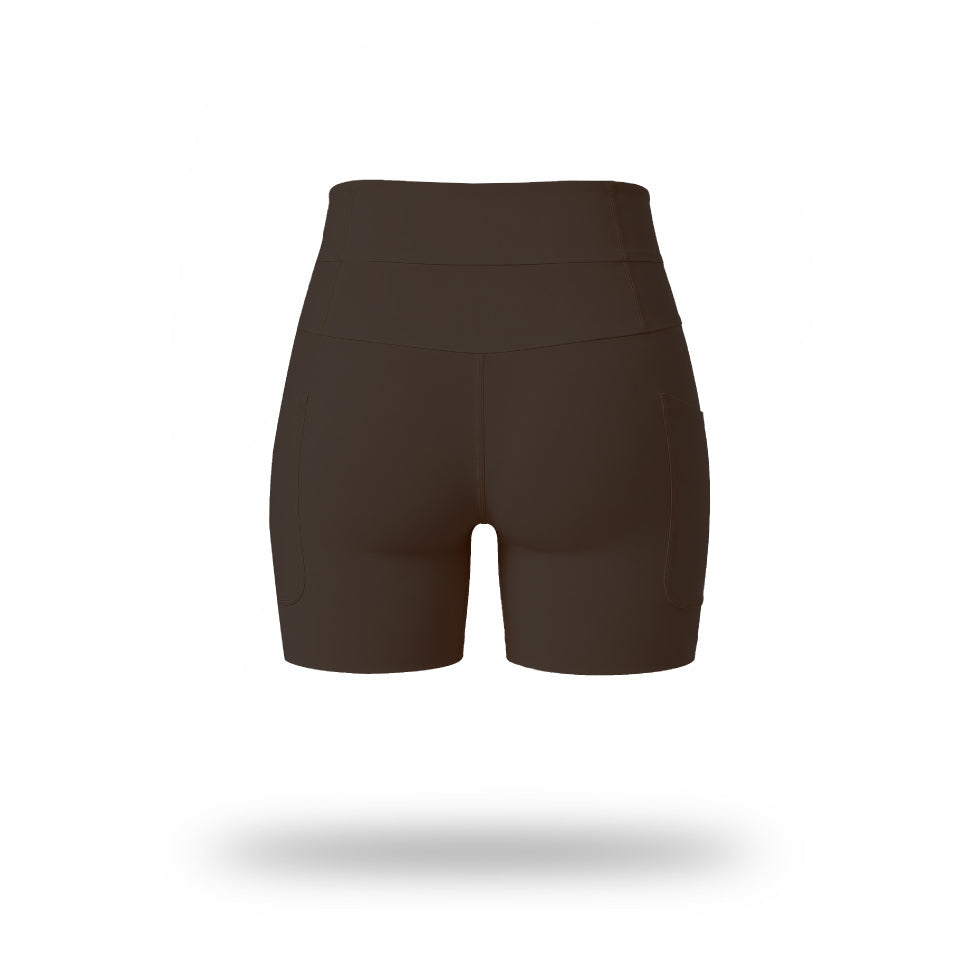 Short Pro Running Dama Corto Café
