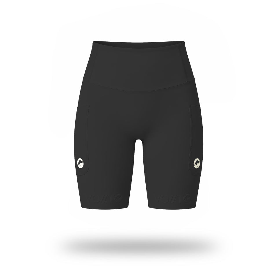 Short Pro Running Dama Largo Negra