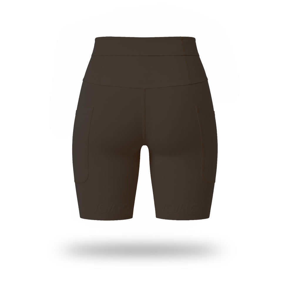 Short Pro Running Dama Largo Café