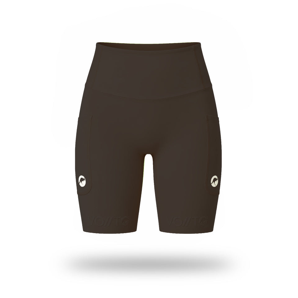 Short Pro Running Dama Largo Café