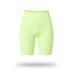 Short Pro Running Dama Largo Verde Limón