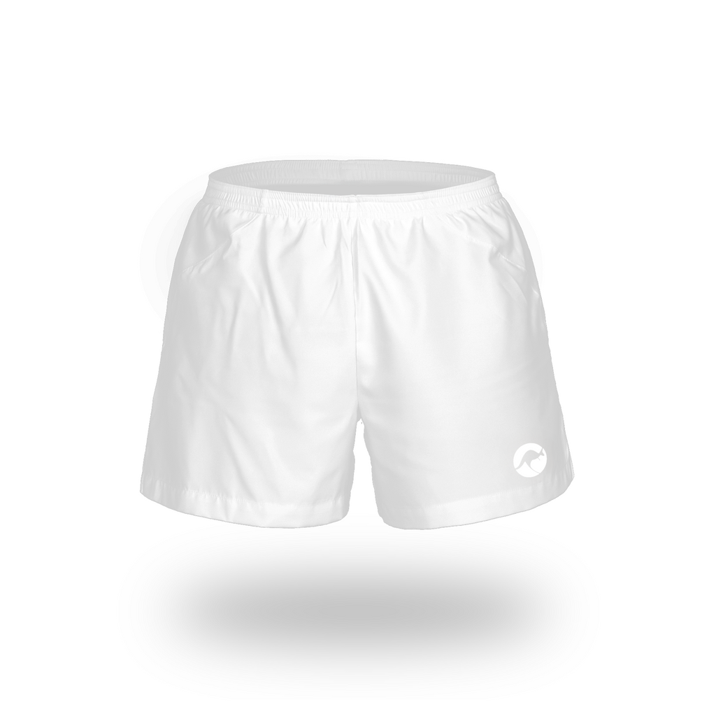 Pantaloneta Bolsillos Laterales Hombre Blanca