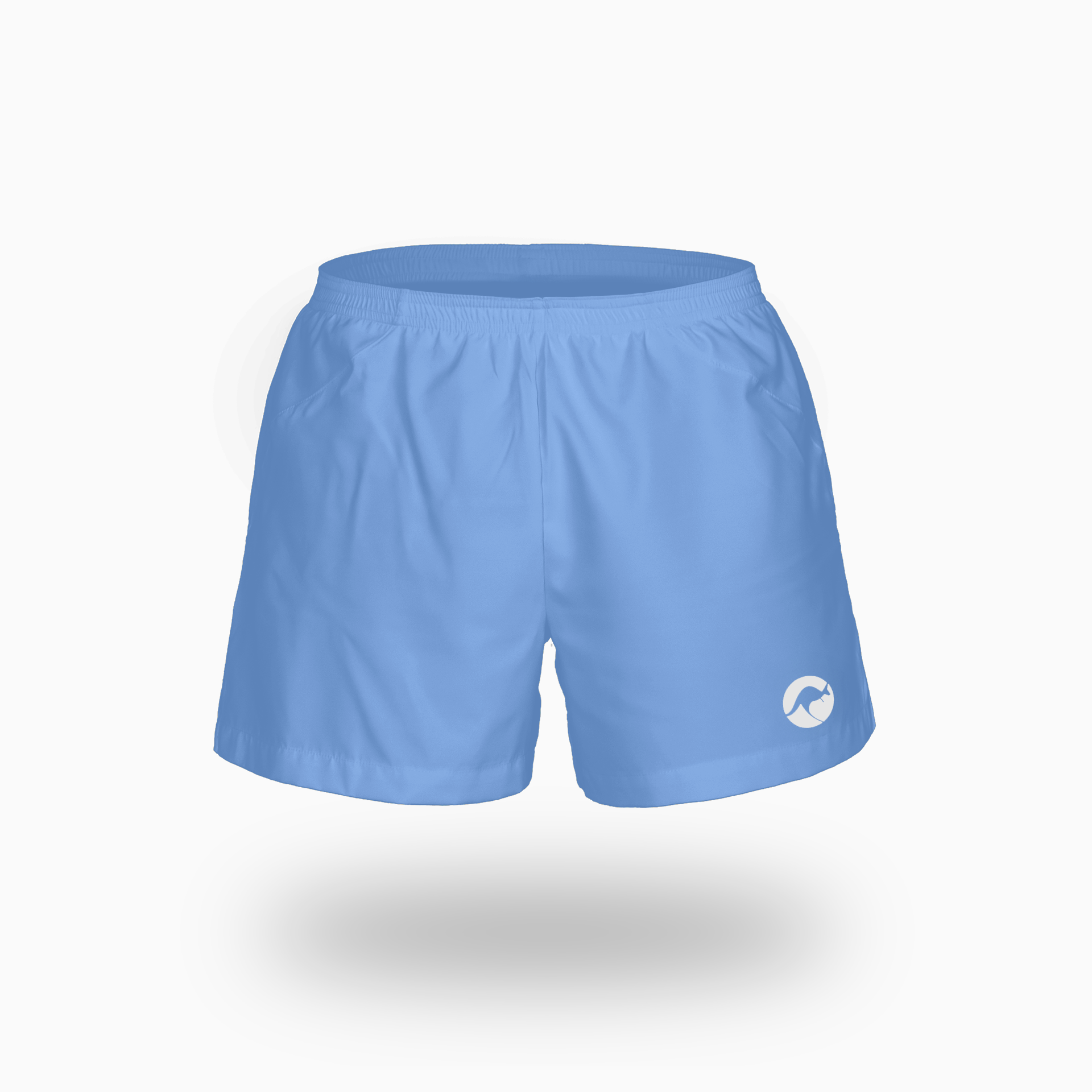 Pantaloneta Bolsillos Laterales Hombre Azul Cielo