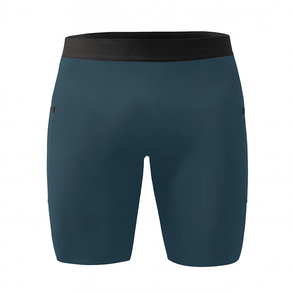 Short Pro Hombre Azul Cenizo 5 Bolsillos