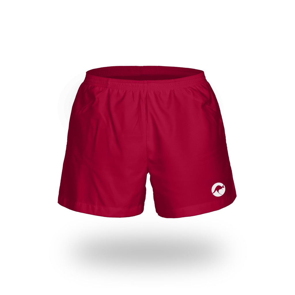 Pantaloneta Bolsillos Laterales Hombre Roja