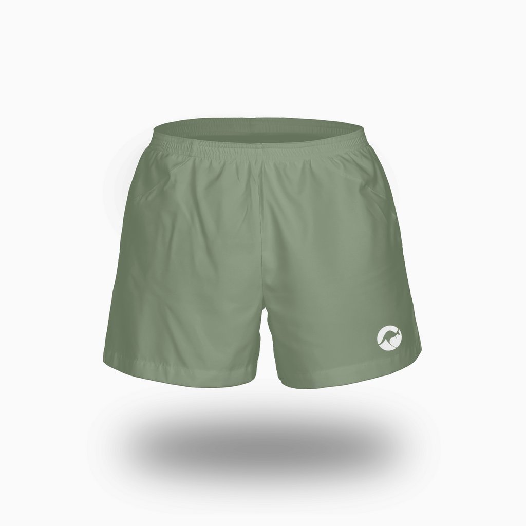 Pantaloneta Bolsillos Laterales Hombre Verde Militar