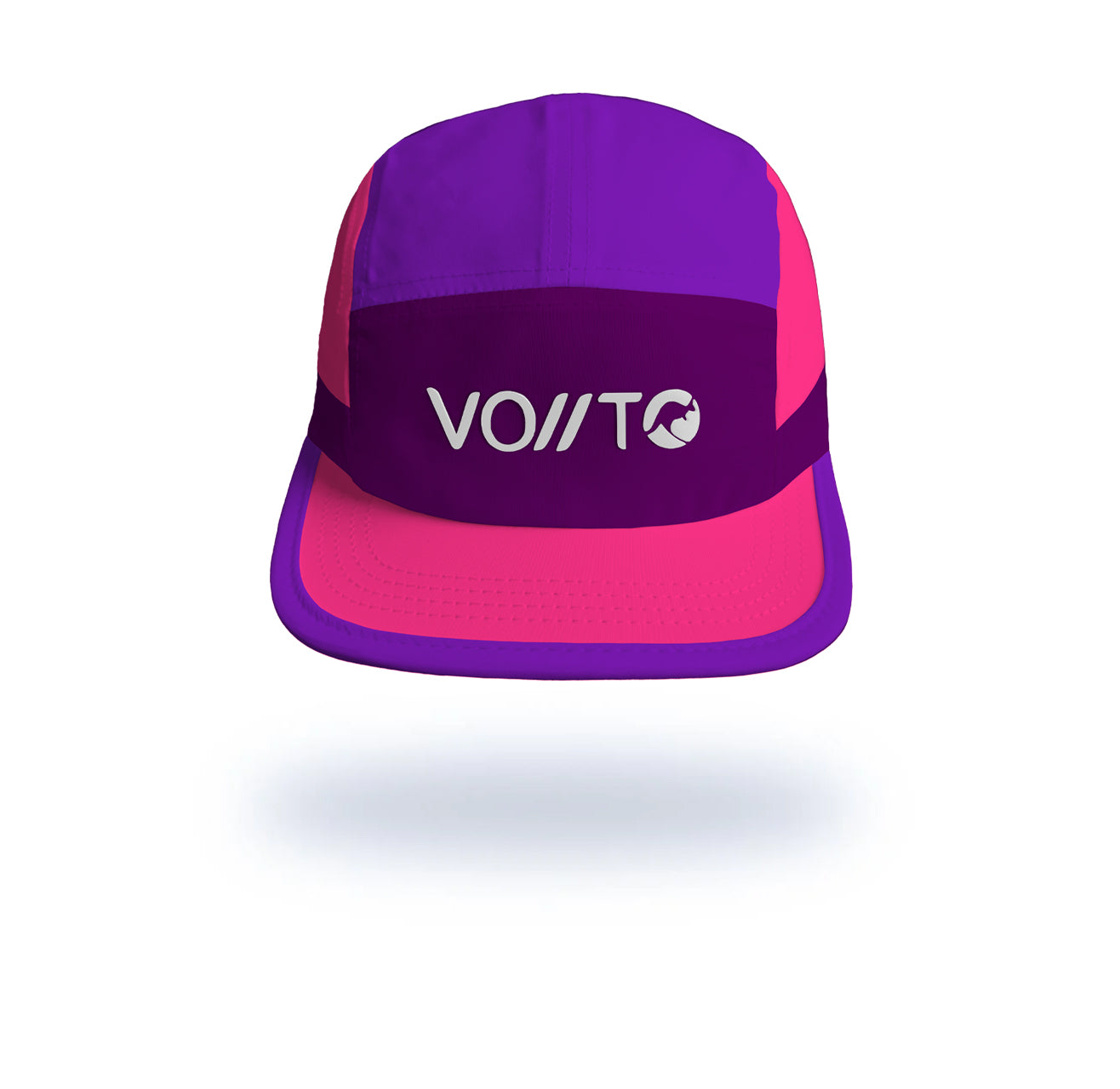 Gorra Running Pro Morada/Rosada