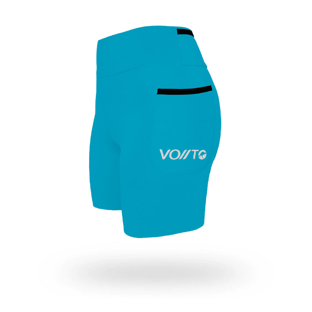 Short Pro Running Dama Largo Azul Marino