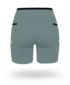 Short Pro Running Dama Largo Verde Olivo