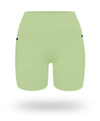 Short Pro Running Dama Largo Verde Limón