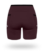 Short Pro Running Dama Largo Marrón