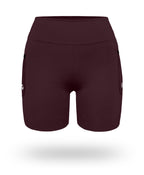 Short Pro Running Dama Largo Marrón