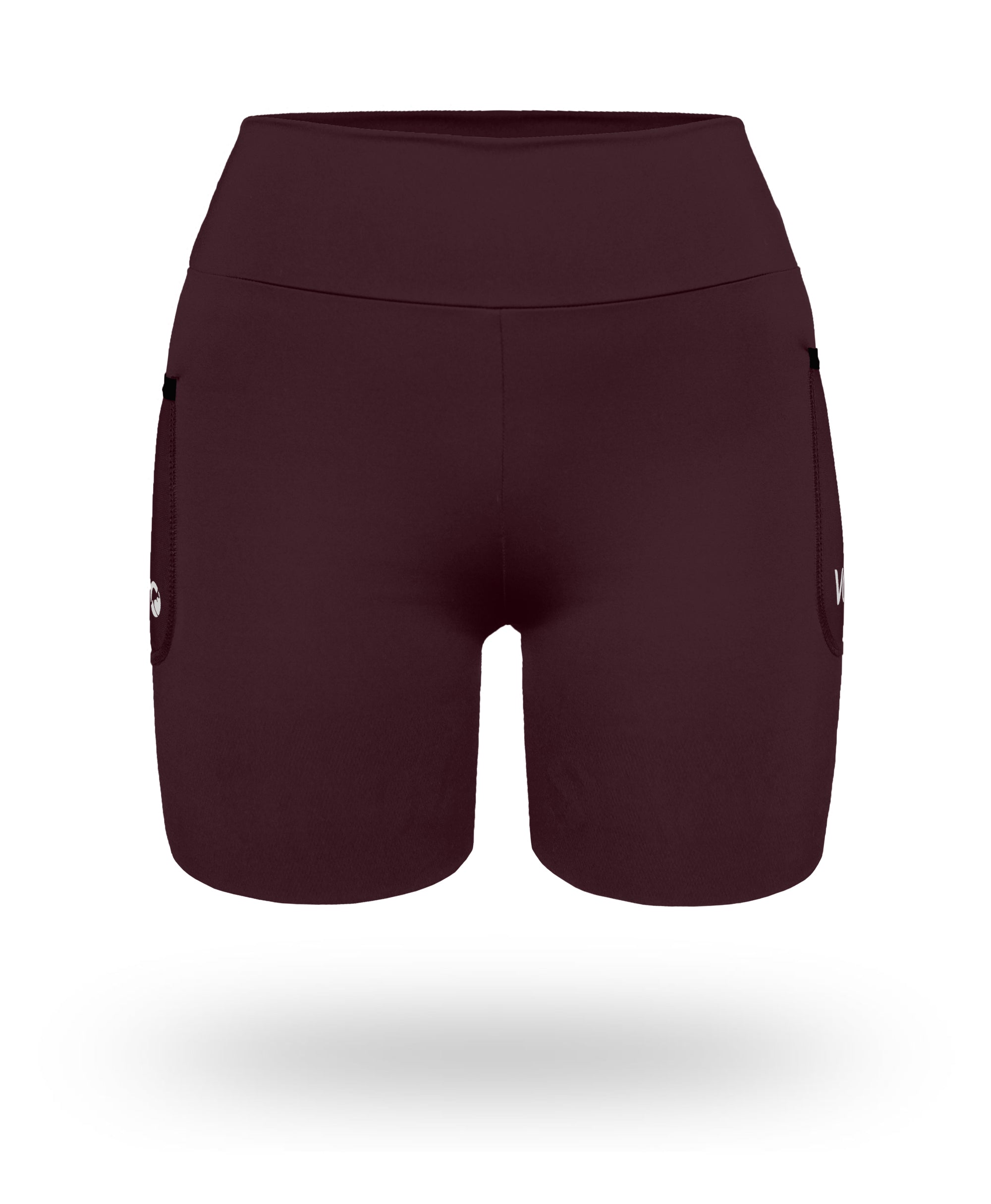 Short Pro Running Dama Largo Marrón