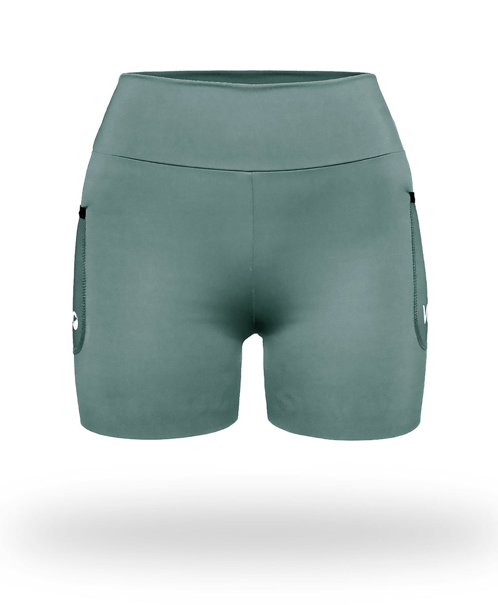 Short Pro Running Dama Corto Verde Olivo