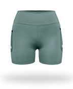 Short Pro Running Dama Corto Verde Olivo