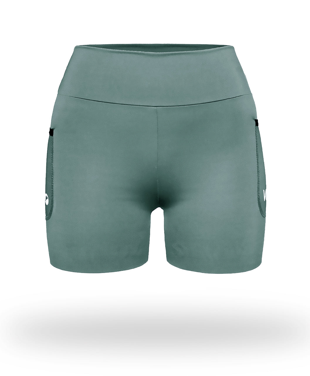 Short Pro Running Dama Corto Verde Olivo