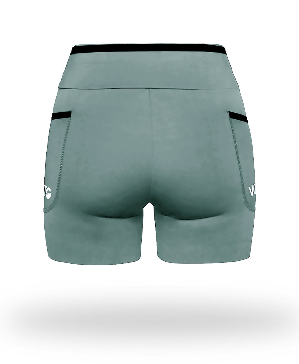 Short Pro Running Dama Corto Verde Olivo