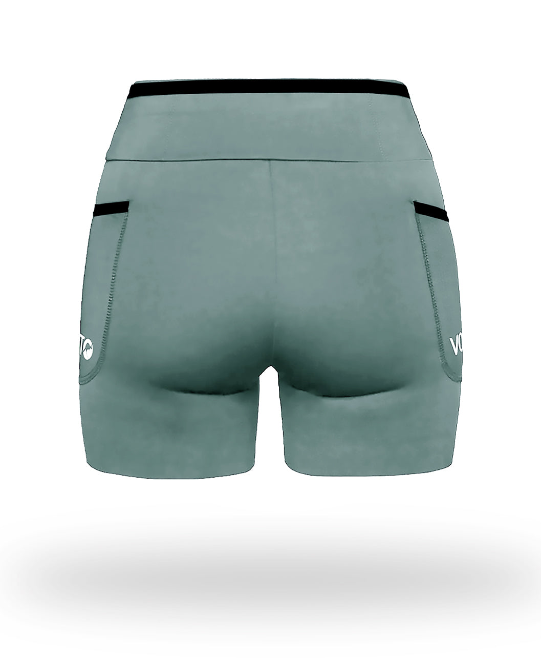 Short Pro Running Dama Corto Verde Olivo