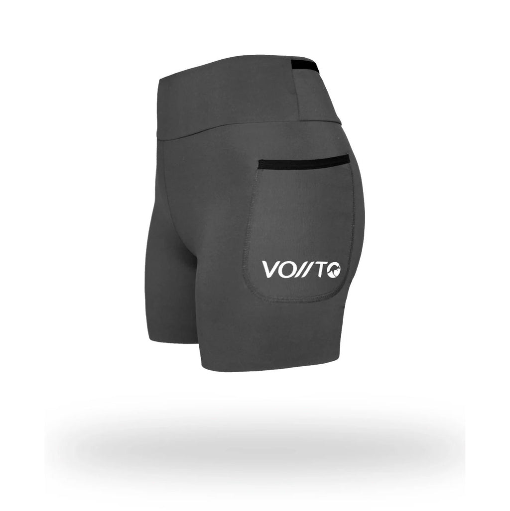 Short Pro Running Dama Corto Gris