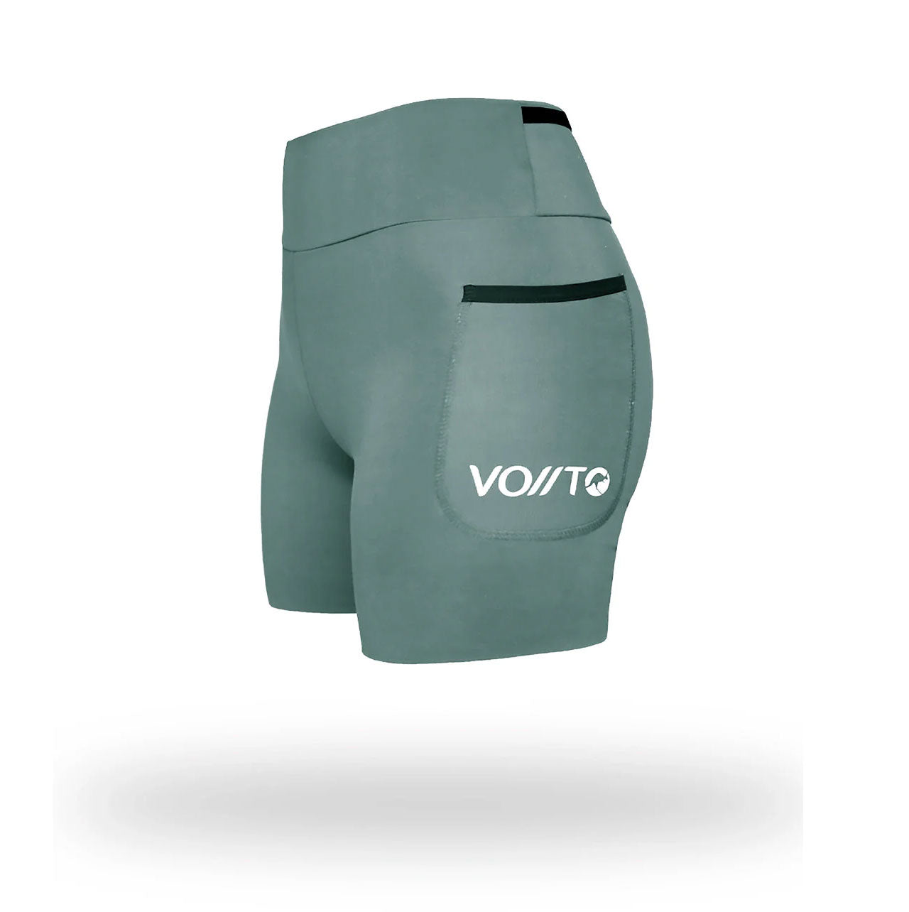 Short Pro Running Dama Corto Verde Olivo