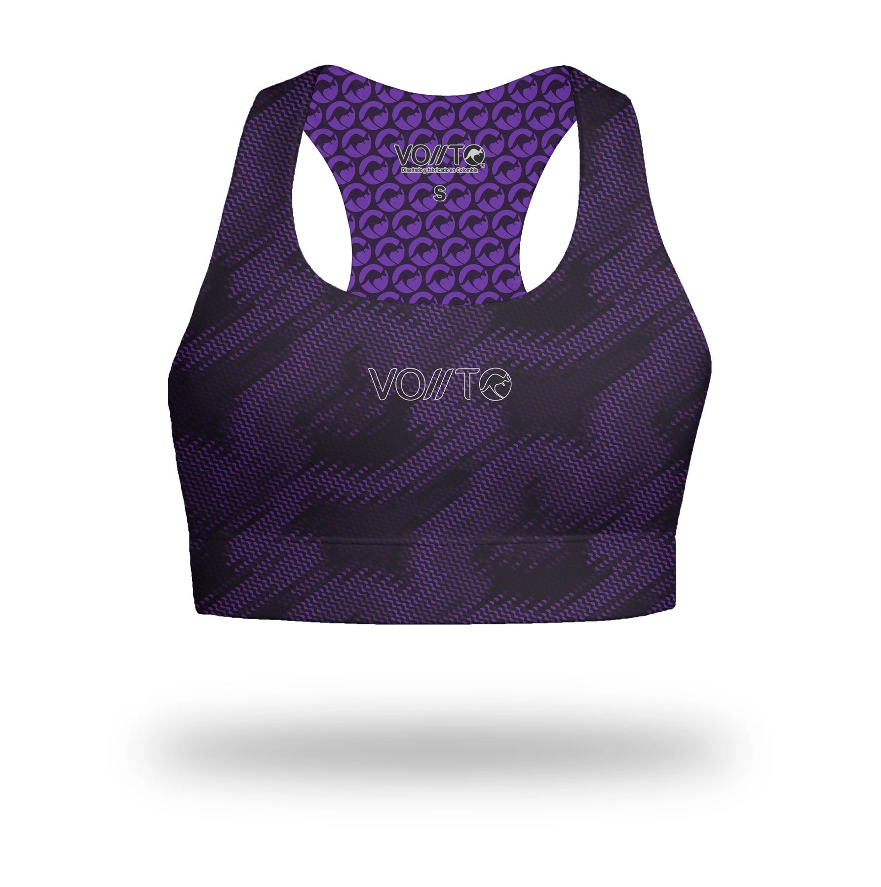 Top Dama Escama Morado