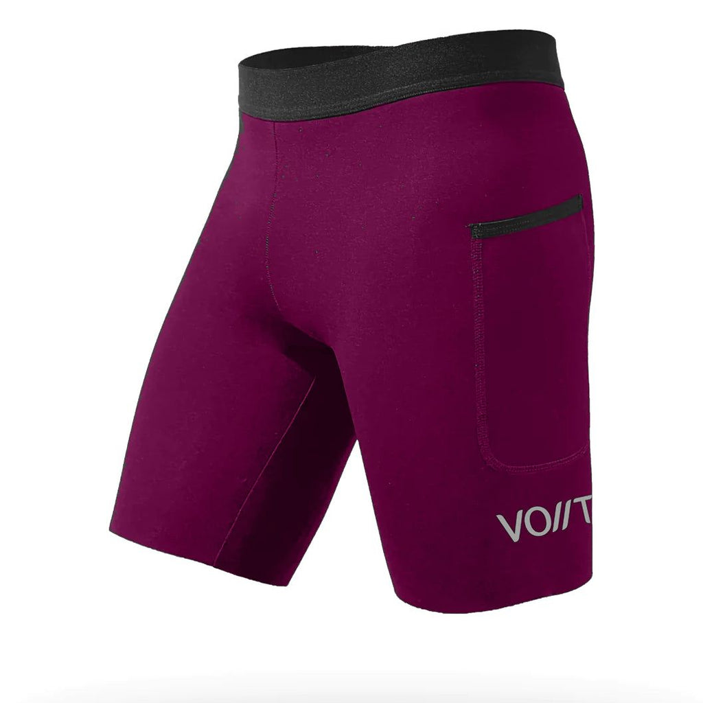 Short Pro Hombre Vinotinto 5 bolsillos